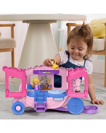 Fisher-Price Little People Disney Princess Pull-Along Musical Carriage