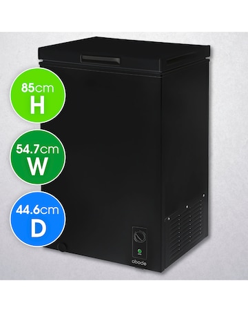 Abode A99CF0E1B Chest Freezer 99L - Black