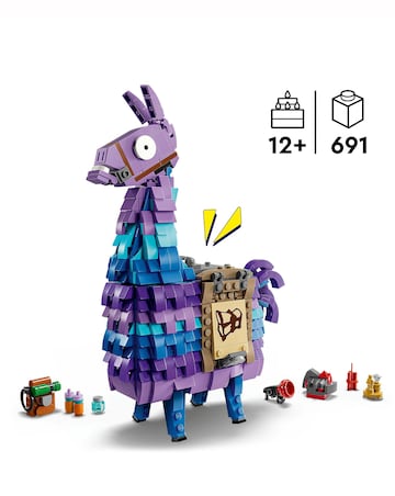 LEGO Fortnite Supply Llama Video Game Toy and Play and Display Figure 77071