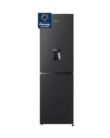 Fridgemaster MC55240DEB Fridge Freezer with Water Dispenser- E Rated