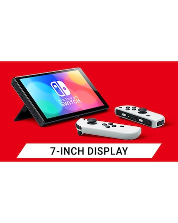 Nintendo Switch OLED Console - White