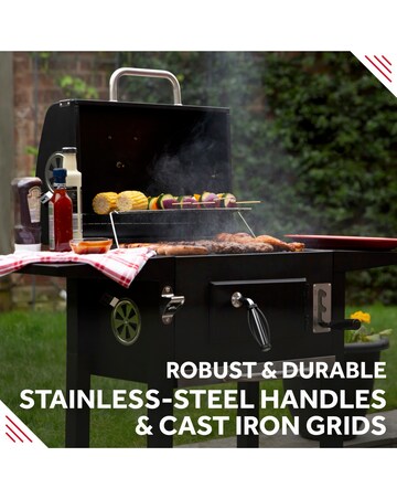 George Foreman Large Smoker Charcoal BBQ