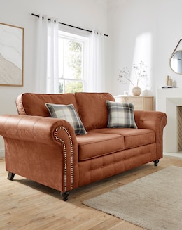 Oakland Faux Leather 3 Seater Sofa