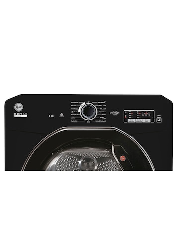Hoover H-Dry 300 HLEC8LGB-80 8kg Condenser Tumble Dryer Black + Install