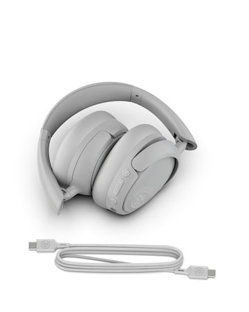 JLab JBuds Lux Active Noise Cancelling Over-Ear Headphones - Cloud White