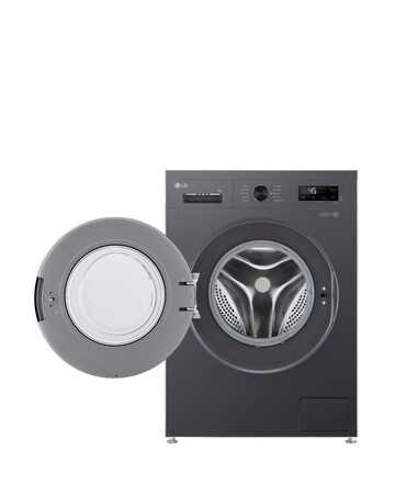 LG X10 Series Direct Drive F4X1008NMK 8kg Washing Machine - Slate Grey