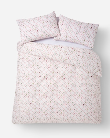 Mallory Bow Trellis Duvet Cover Set
