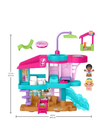 Fisher-Price Little People Barbie Beach House Toddler Playset