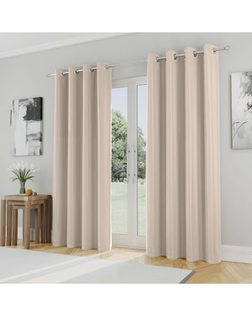 Supersoft Light Filtering Thermal Eyelet Curtains
