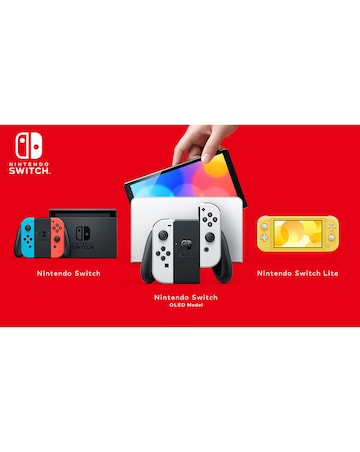 Nintendo Switch OLED Console - Neon Red/ Neon Blue