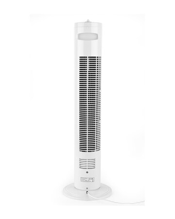 Beldray 32 Inch Tower Fan With Timer White