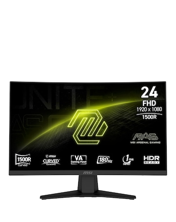 MSI MAG 244C 24in FHD 180Hz 1ms Curved Gaming Monitor
