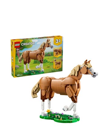 LEGO Creator 3in1 Beautiful Horse Toy Animal Building Set 31166
