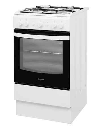 Indesit Cloe IS5G1KMW Gas Single 50cm Cooker White + Installation