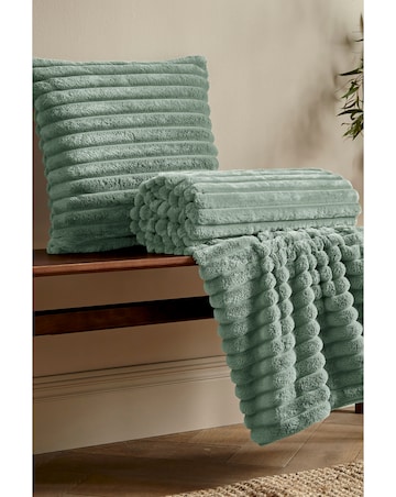 Catherine Lansfield Cosy Ribbed Throw