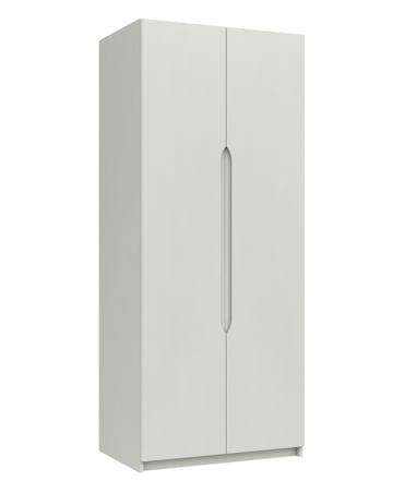 Sorrento High Gloss Assembled 2 Door Wardrobe