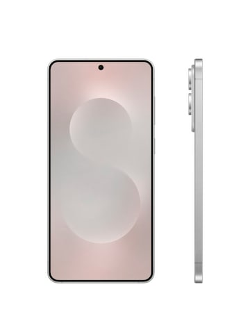 Samsung Galaxy S25 Edge 256GB Silver & Samsung Galaxy Watch7 40mm Cream Bundle