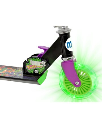 MoVe Turtles Folding Inline Scooter with Light Up Wheels