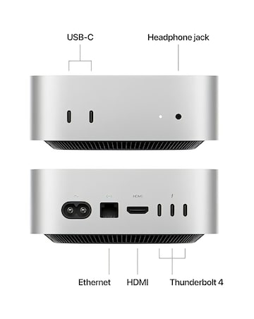 Apple Mac mini (M4, 2024) 10-core CPU, 10-core GPU, 16GB, 512GB SSD