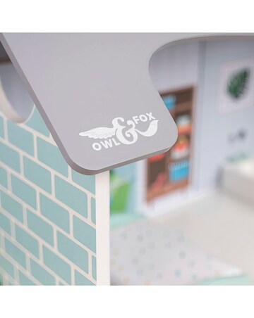 TP Owl & Fox Wooden Dolls House