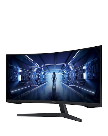 Samsung 34in Odyssey G5 UWQHD 165Hz 1ms VA LCD Curved Gaming Monitor - Black