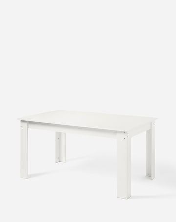 Dakota 6 Seater Dining Table with 6 Ava Button Back Chairs