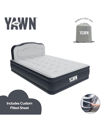 Yawn Double Airbed (with custom fitted sheet)