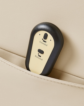 Lincoln Faux Leather Electric Recliner Armchair