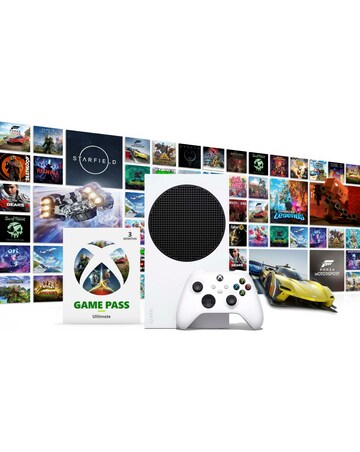 Xbox Series S 512GB, Wireless Controller & 3 Month Ultimate Game Pass Bundle