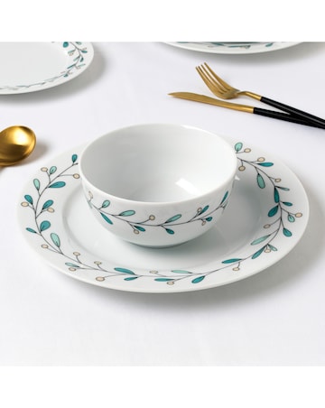 Watserside Mistletoe 12 Piece Dinner Set