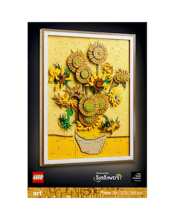 LEGO Art Vincent van Gogh - Sunflowers Wall Artwork Building Set 31215