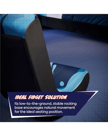 X Rocker Video Rocker Gaming Chair for Kids - Lava Blue