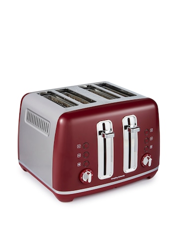 Morphy Richards Accents Pyramid Kettle & Toaster Rhubarb