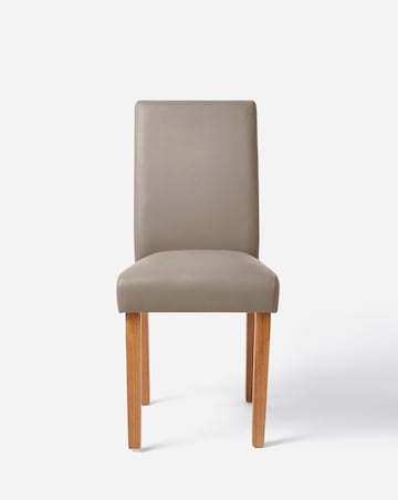 Julipa Ashford Extending 6 to 8 Seater Table with 6 Ava Leather Chairs