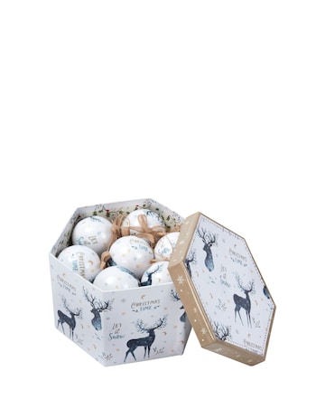 Three Kings Stag Baubles - Set of 14