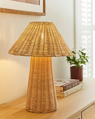 Natural Rattan Lamp