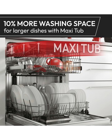 Hoover H-Dish 500 HF4B7F0W-80 14 Place Full Size WiFi Dishwasher White Install