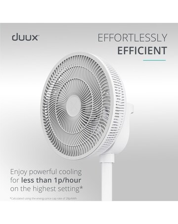 Duux Whisper 2 White Pedestal Fan