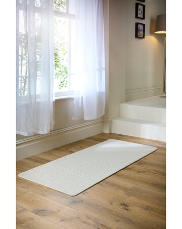 My Mat Sculptured Washable Waffle Texture Runner
