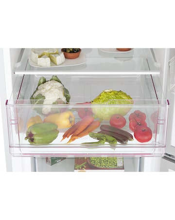 Candy CCT3L517EWSK-1 176cm High 50/50 Fridge Freezer - Silver + Install