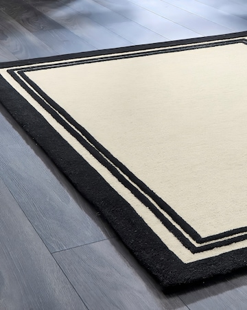 Piper Border Woollen Rug