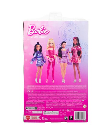 Barbie Deluxe Style Fashion Doll #5 in Metallic Pink Outfit with Corset Top