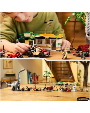LEGO Jurassic World Raptor & Titanosaurus Tracking Mission Dinosaur 76973