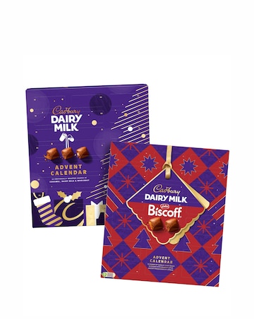 Cadbury Chunk & Cadbury Biscoff Advent Calendars - 2 Pack bundle