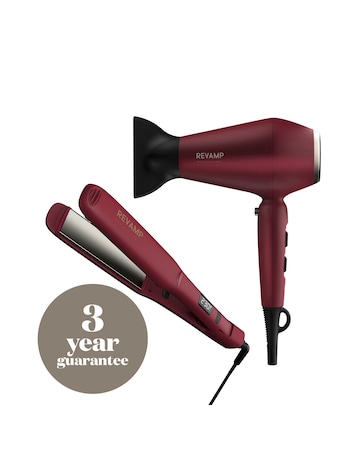 Revamp Progloss Radiance Dryer & Straightener Gift Set