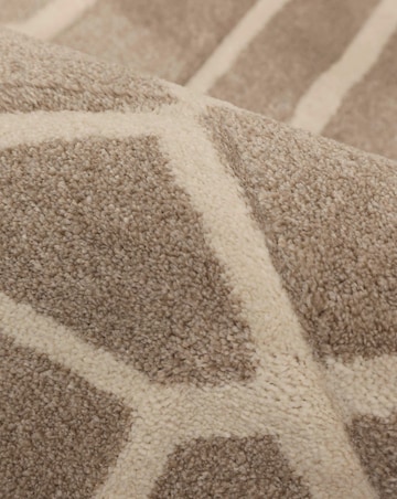 Newport Lattice Geometric Rug