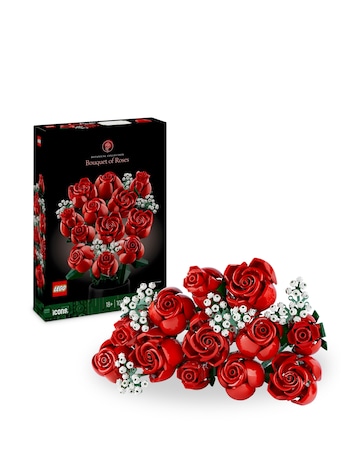 LEGO Icons Bouquet of Roses Flowers Set for Adults 10328