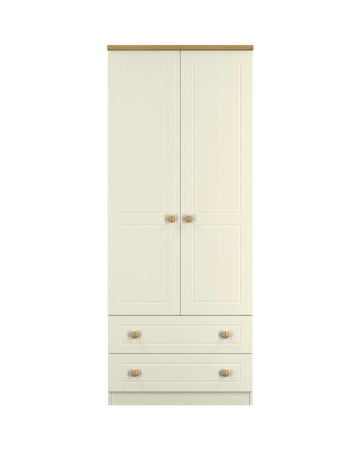 Frances Ready Assembled 2 Door 2 Drawer Wardrobe