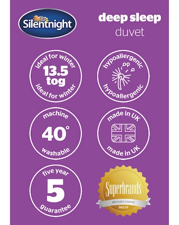 Silentnight Deep Sleep 13.5 Tog Duvet