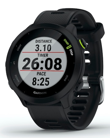 Garmin Forerunner 55 GPS Running Smart Watch - Black